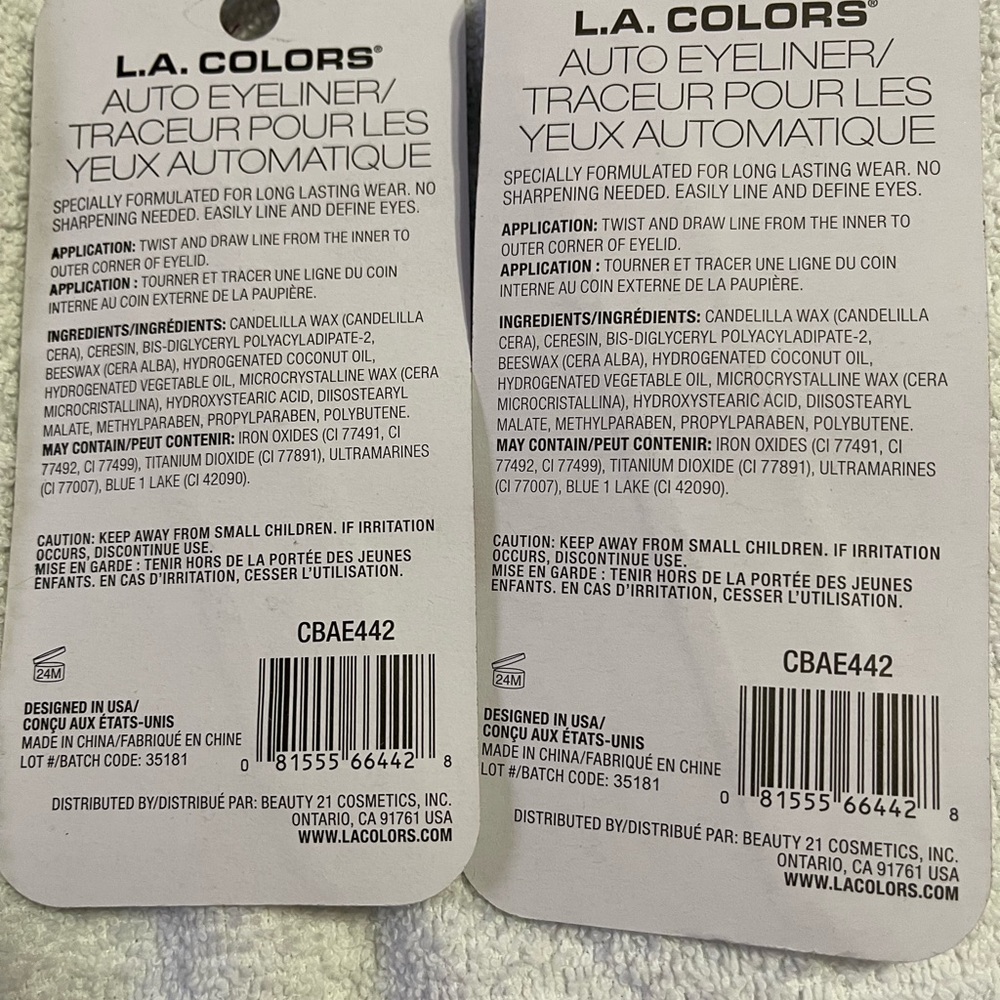 L.A. Colors Auto Eyeliner Duo in Navy and 2. Rimmel Powder Eyeshadows. New! - Picture 3 of 4